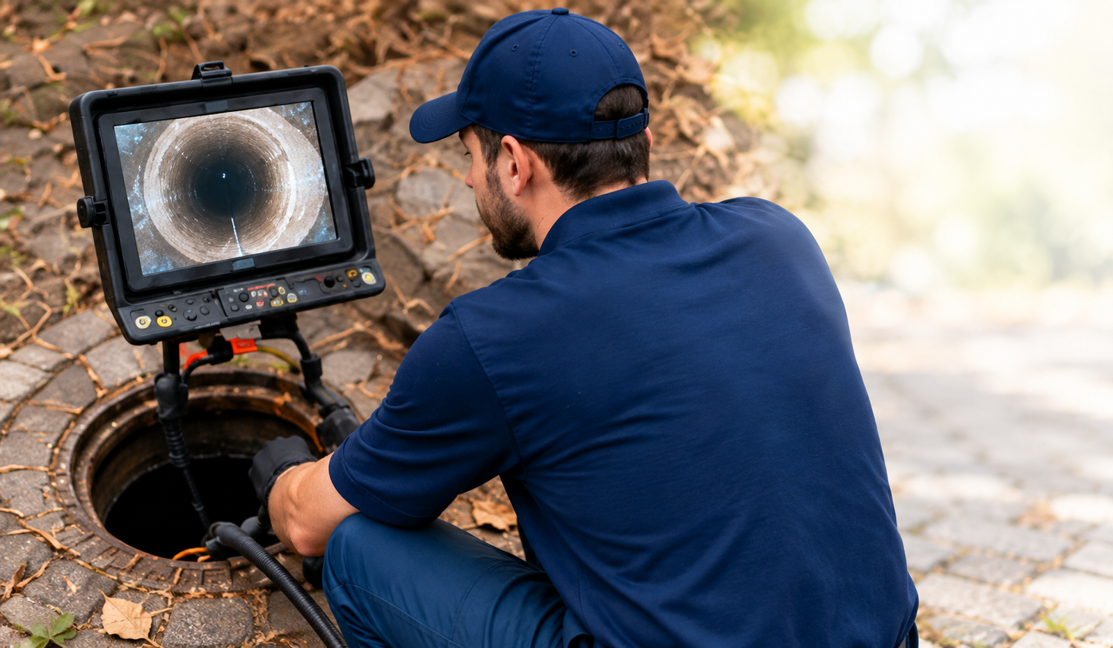 CCTV Drain Camera Plumber Inspection