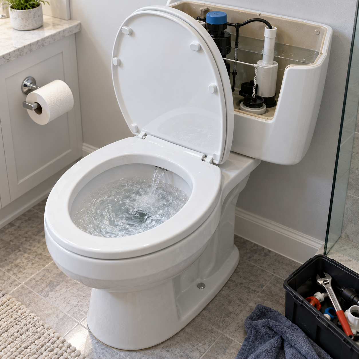Running Toilet Repairs